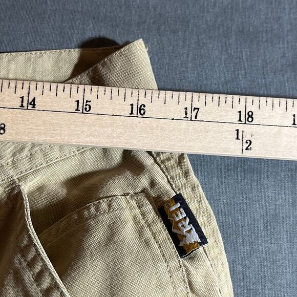 REI Convertible Cargo Pants Mens Size 36 Tan Nylon Hiking Trail Outdoor Gorpcore - Picture 11 of 11